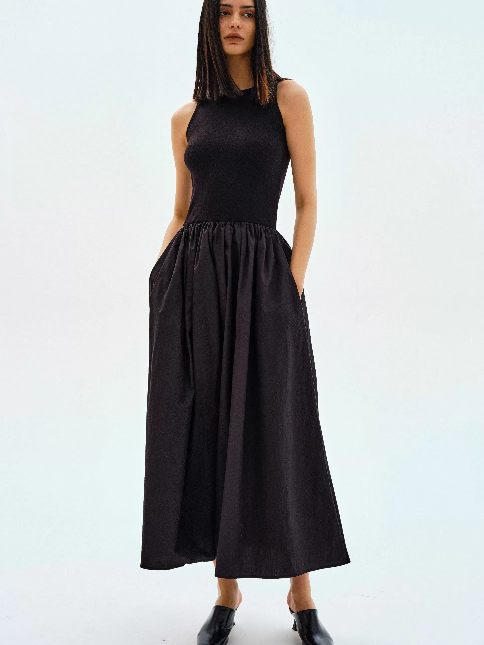 Women Source Unknown Clothing-Cotton Tank Dress,