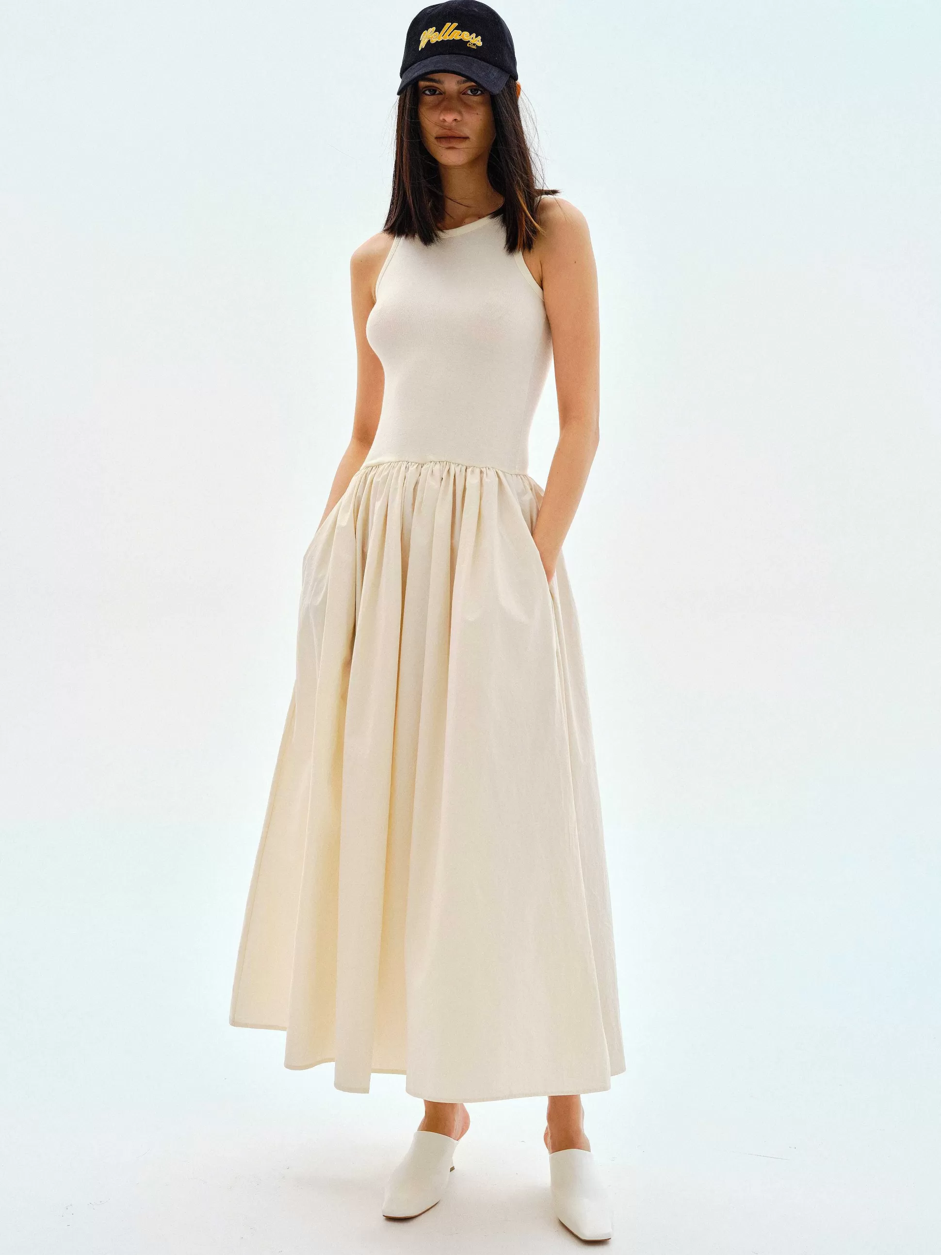 Women Source Unknown Clothing-Cotton Tank Dress,