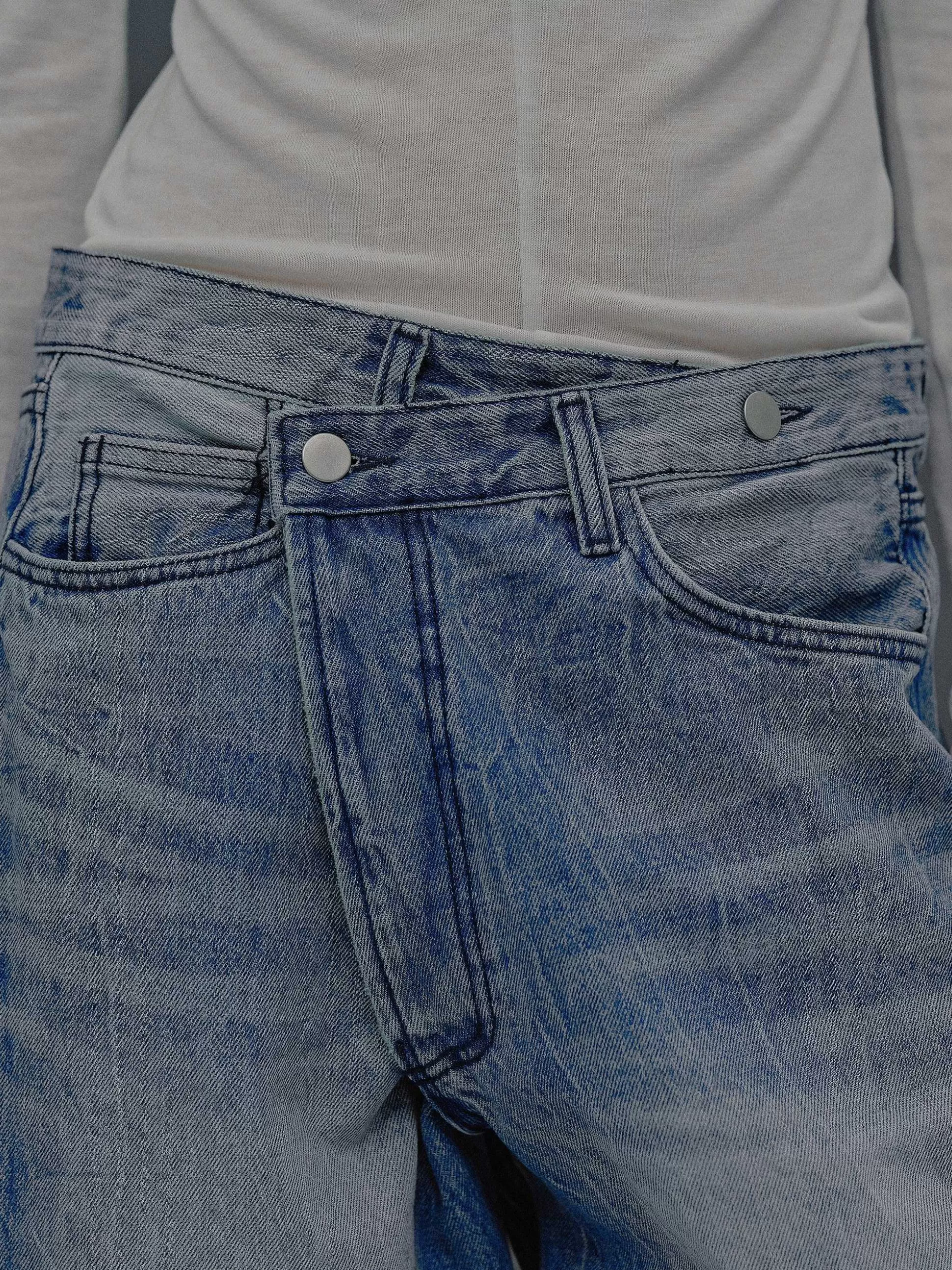 deconstructed_crossover_jeans_medium_blue_3.webp Women Source Unknown Clothing-Deconstructed Crossover Jeans, Medium Blue