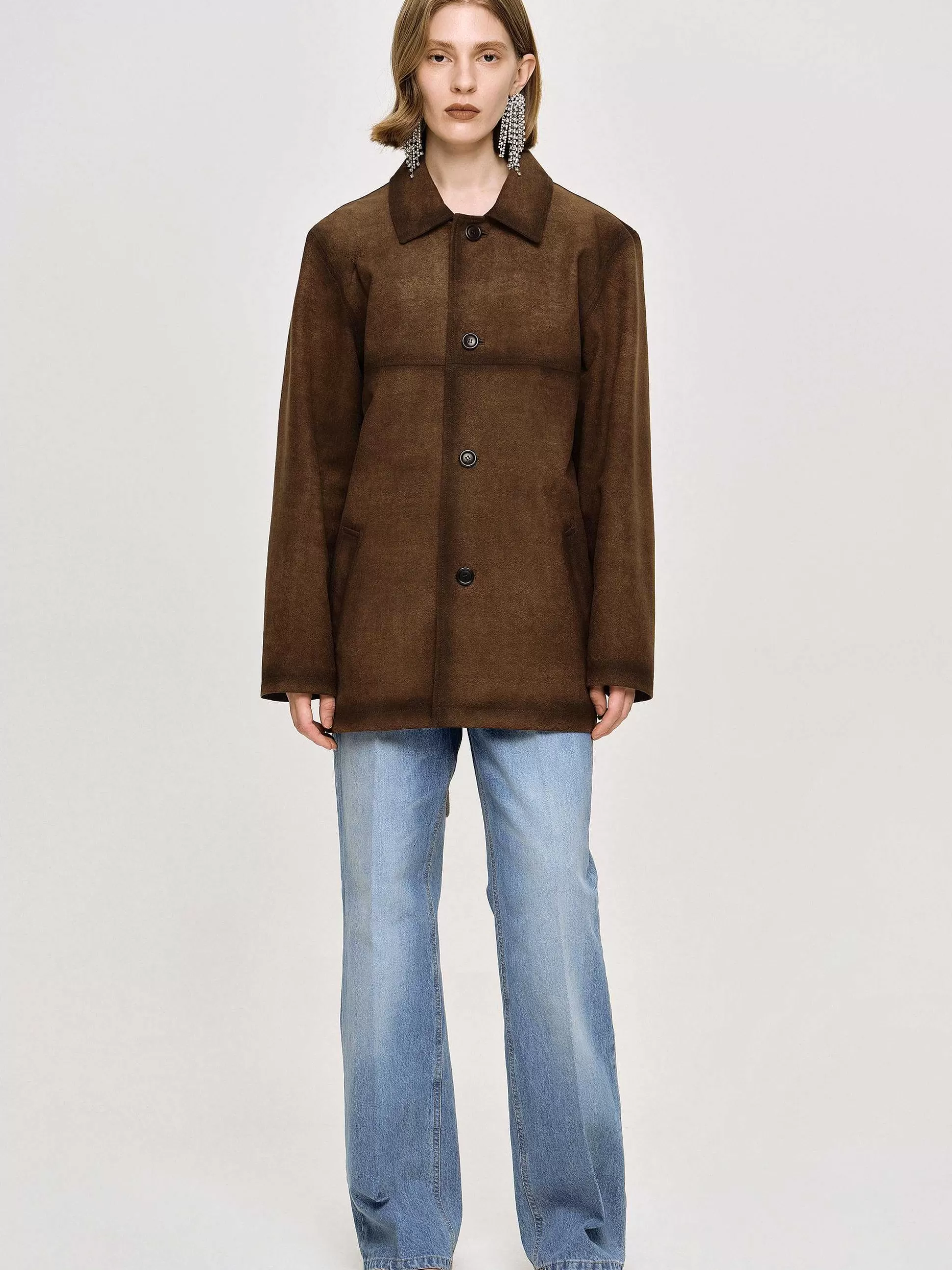 Women Source Unknown Accessories-Faded Sponge Jacket, Kobicha