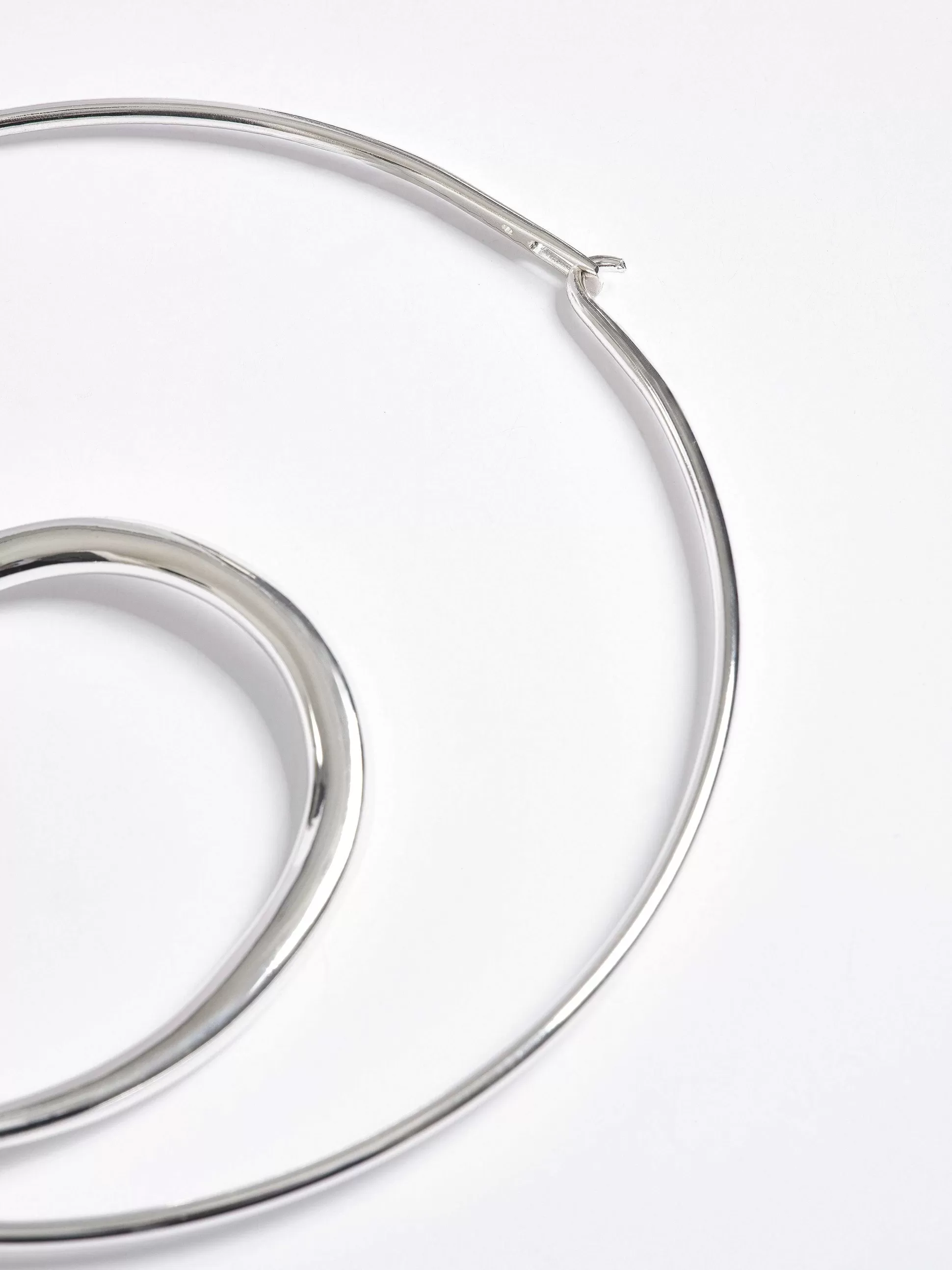 Women Source Unknown Clothing-Loop Choker, Silver