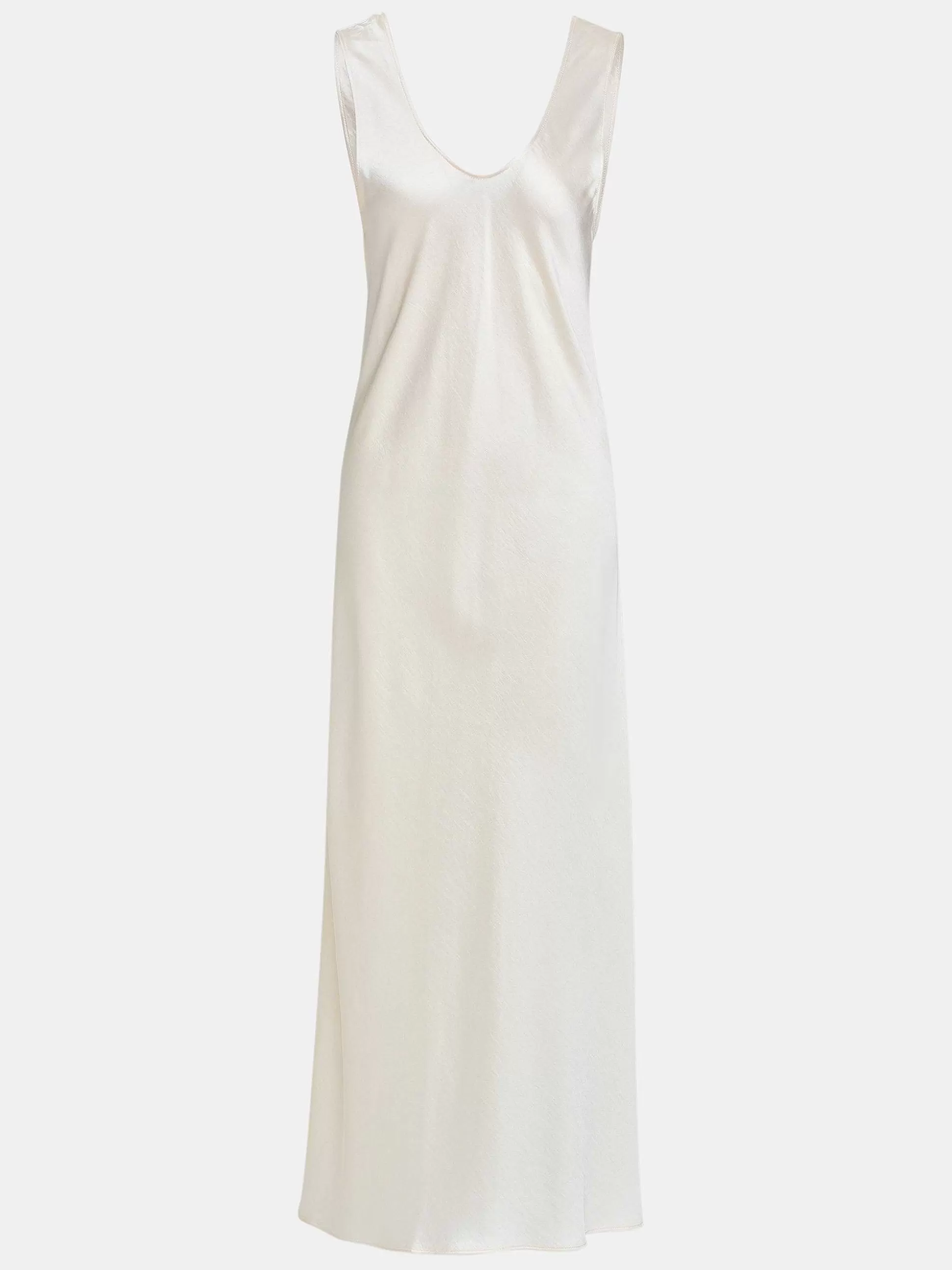 Women Source Unknown Accessories-Satin Maxi Dress, Pearl