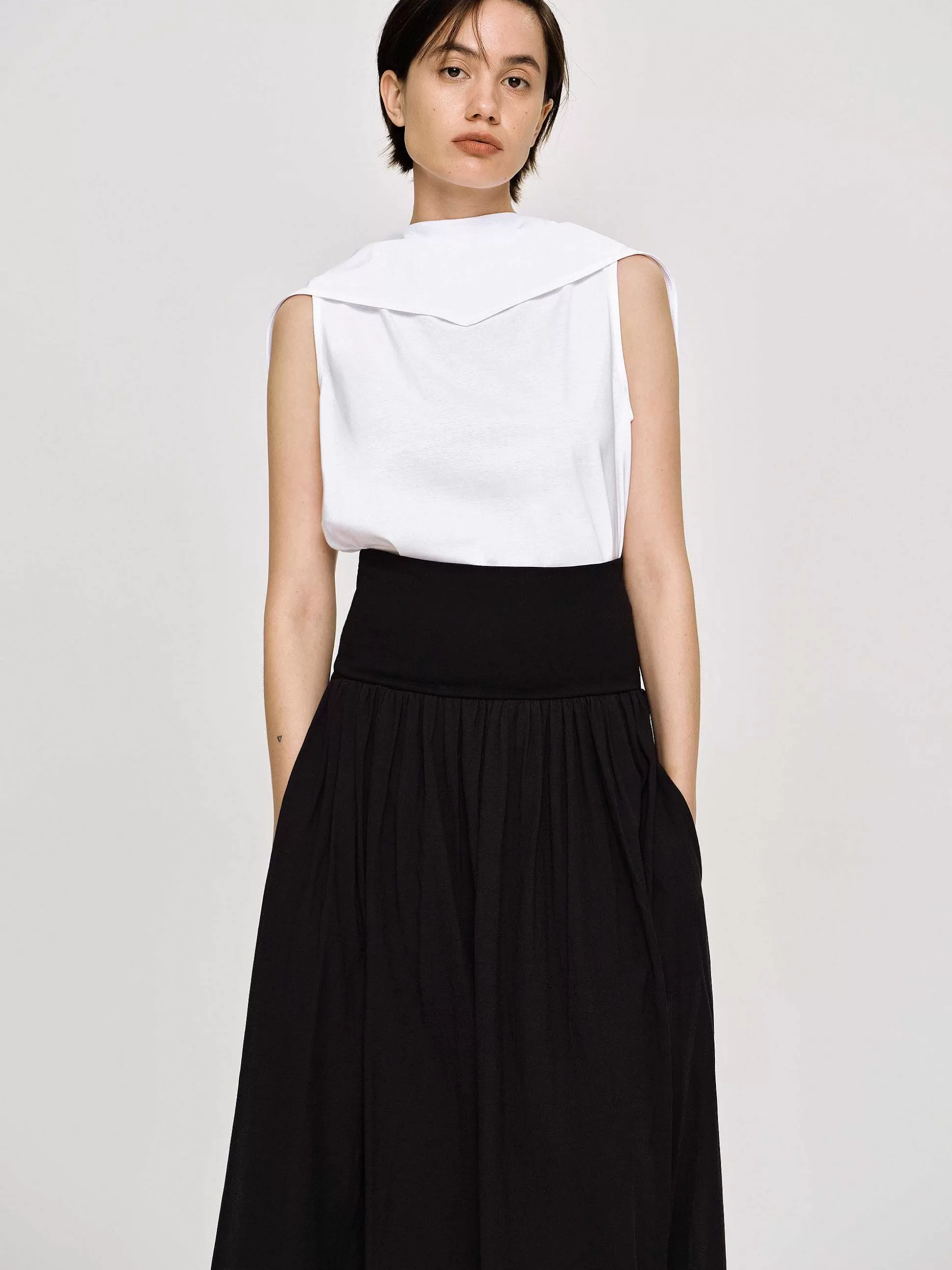 scarfneck_top_white_3-1.webp Women Source Unknown Accessories-Scarf-Neck Top, White