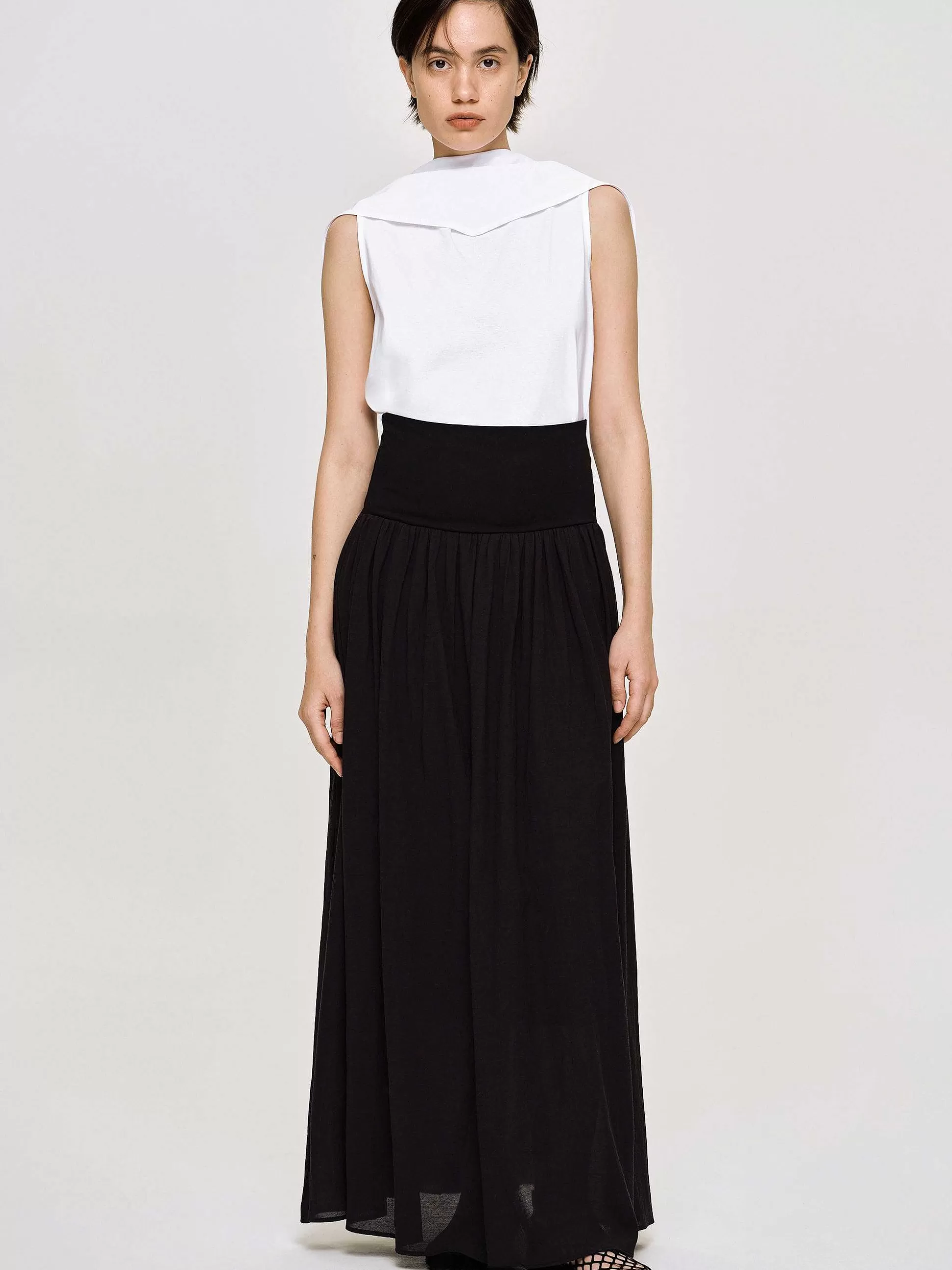 scarfneck_top_white_6-1.webp Women Source Unknown Accessories-Scarf-Neck Top, White