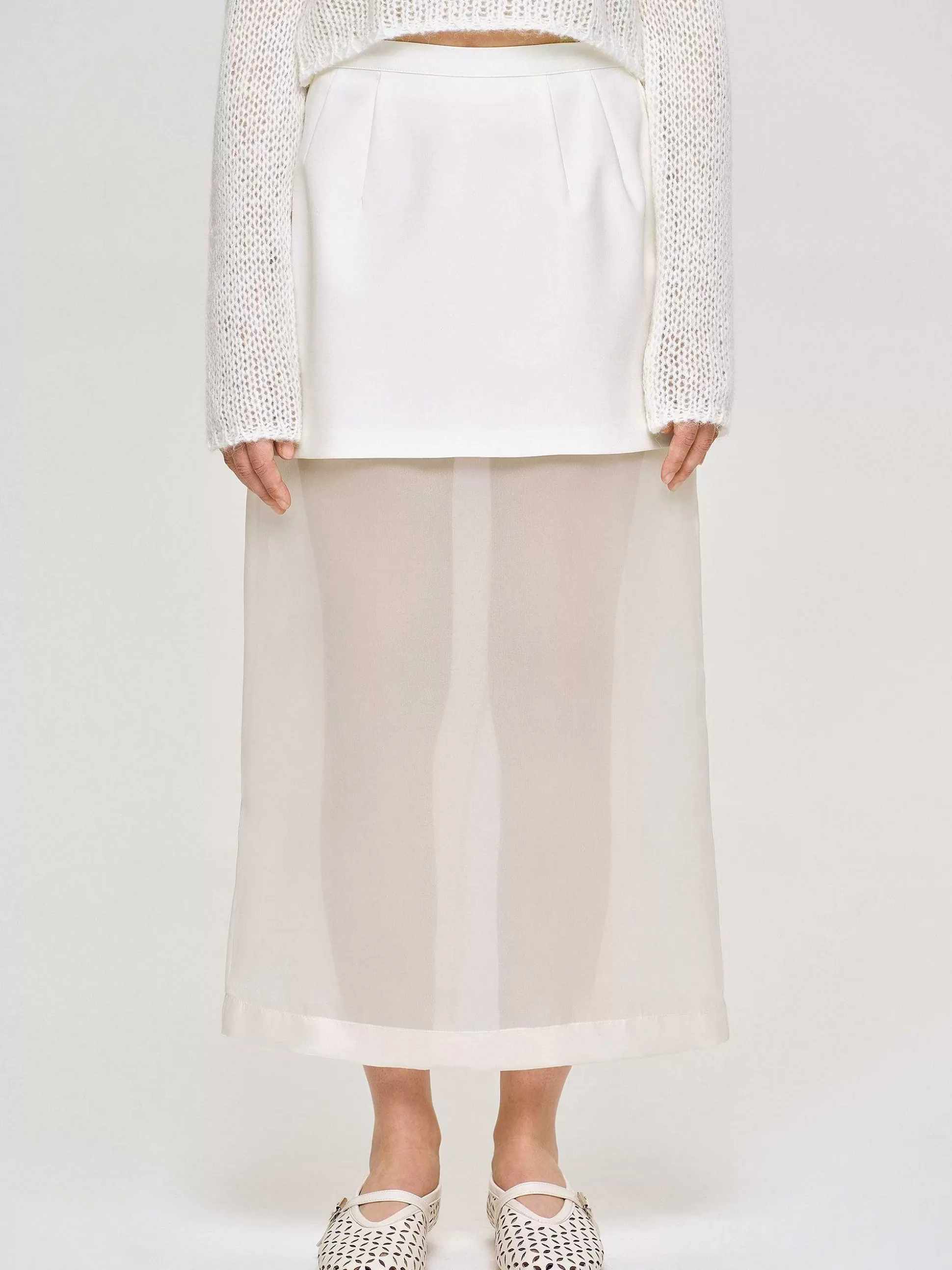 sheer_midi_skirt_white_3.webp Women Source Unknown Clothing-Sheer Midi Skirt, White