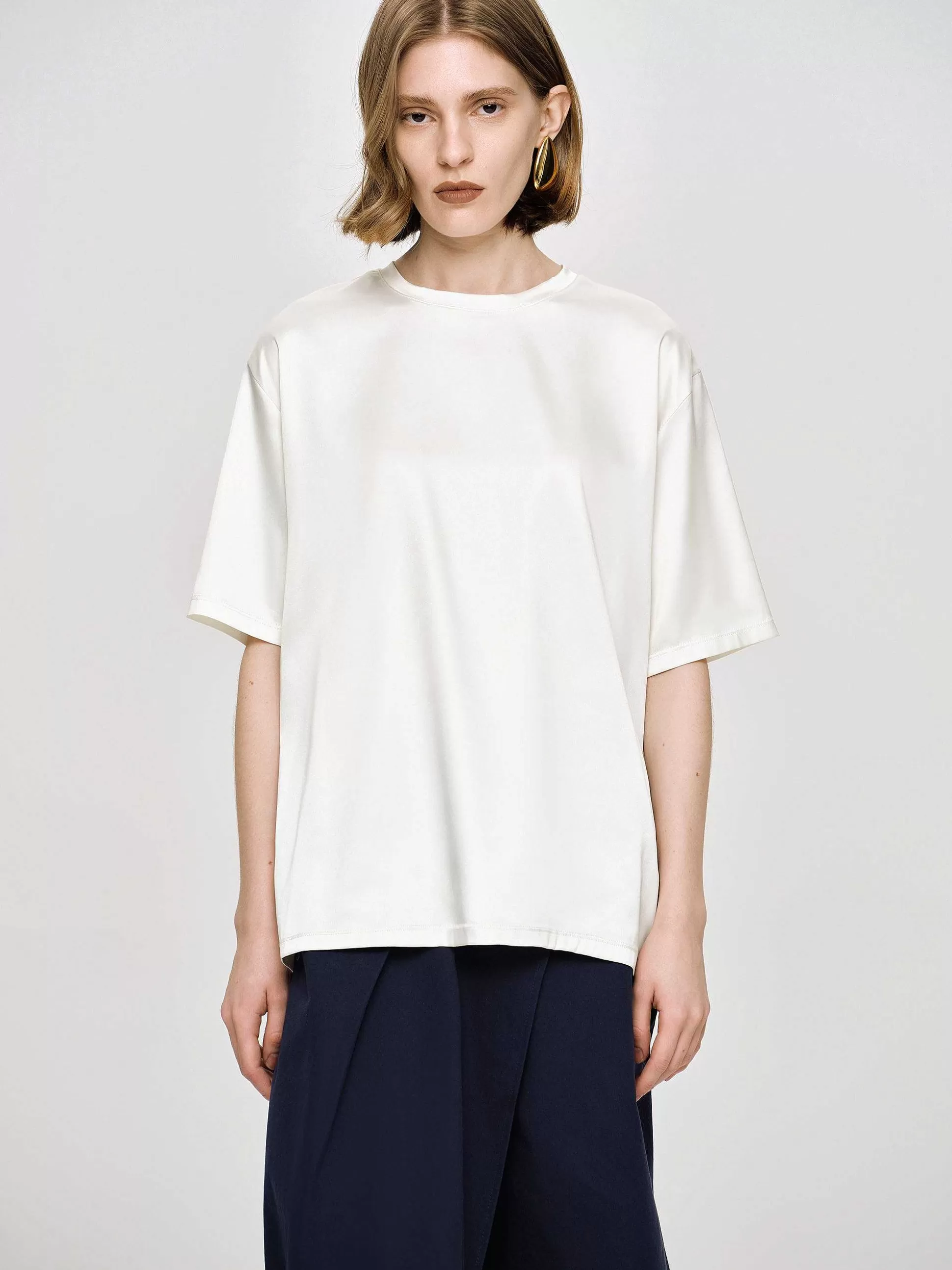 silky_satin_tshirt_white_3.webp Women Source Unknown Accessories-Silky Satin T-Shirt, White