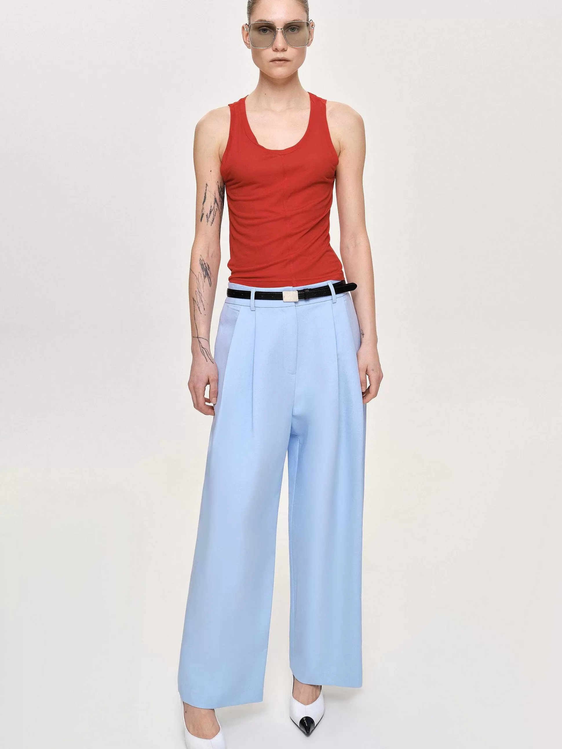 Women Source Unknown Accessories-Tancel Tank Top, Red