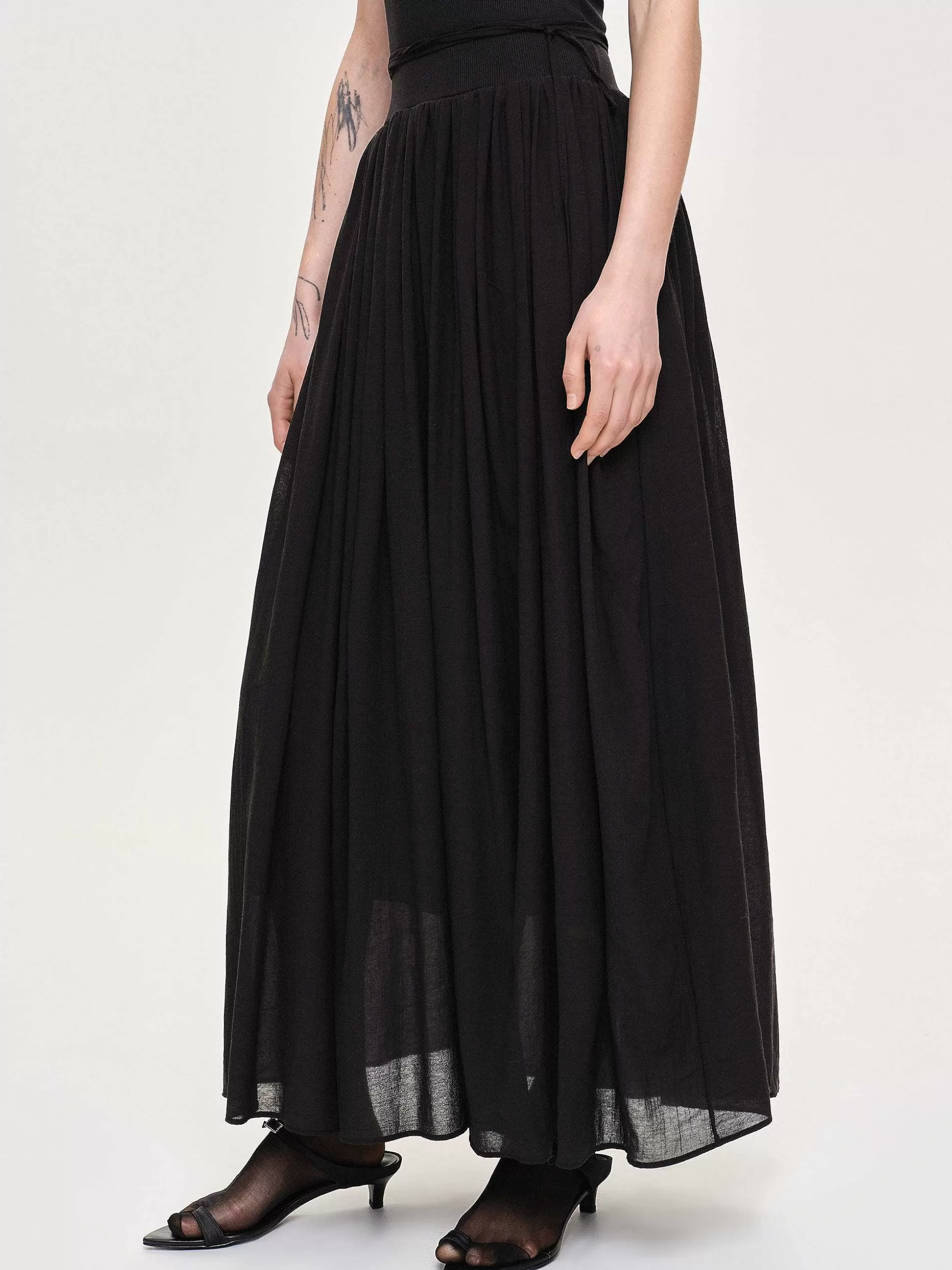 Women Source Unknown Accessories-Tulle Slip Dress, Black