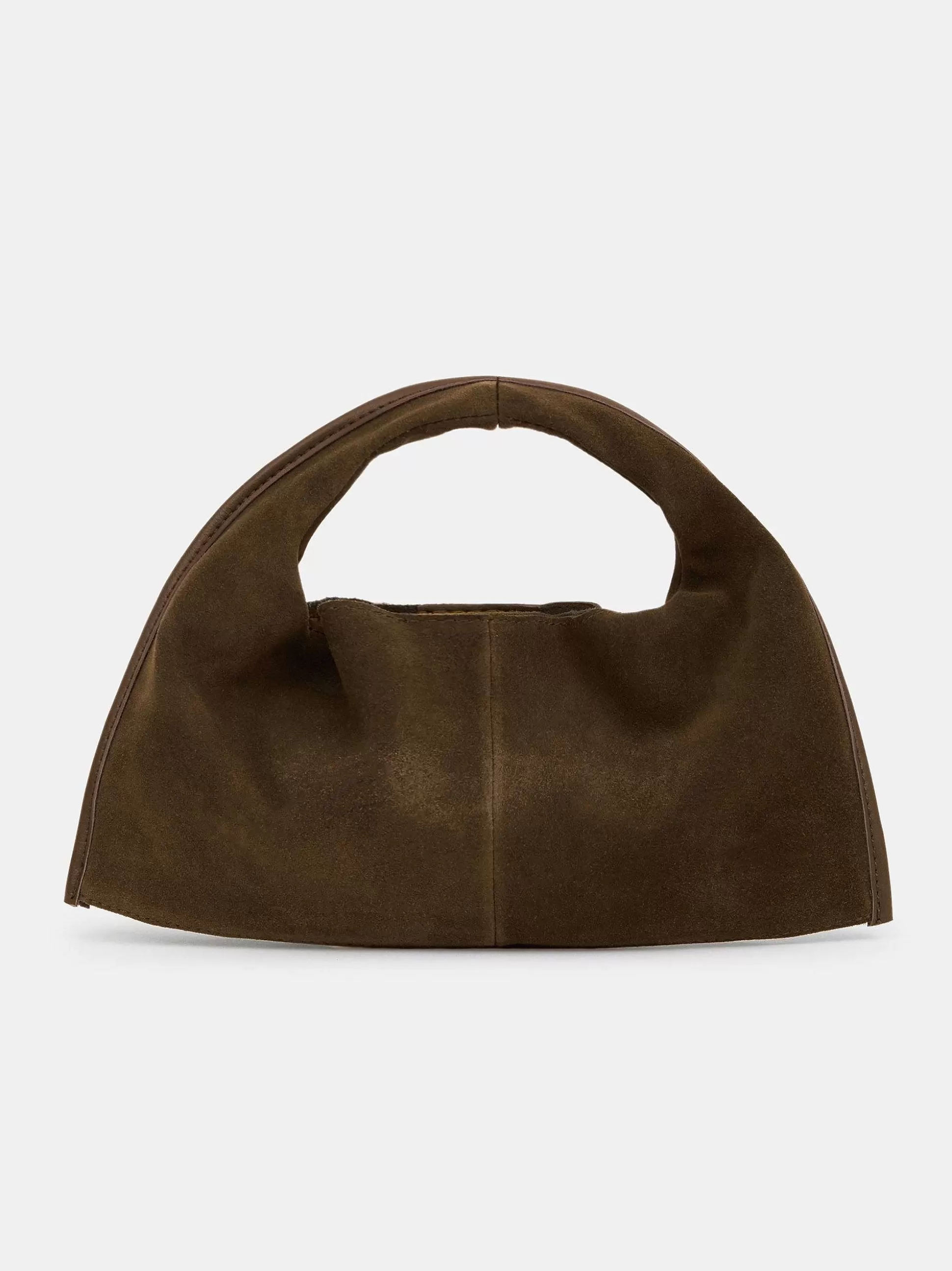 Women Source Unknown Clothing-Vida Suede Mini Tote Bag, Walnut